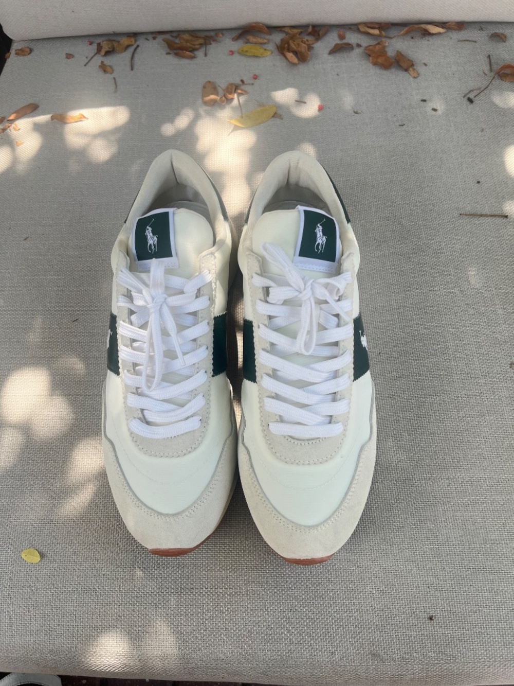 Polo Ralph Lauren Men’s Train 89 Suede Sneakers Size 10 Like New - Picture 4 of 5